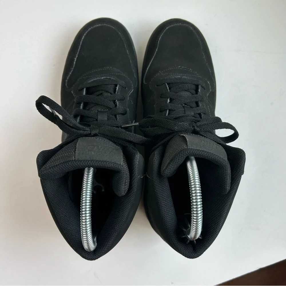 Nike Ebernon High Top Mid SE Triple Black Men's Basketball Athletic Shoes Gym